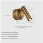 Đèn Tường Đọc Sách H110mm AL-W874C AL-W874C