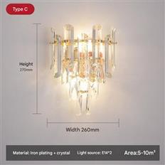 Đèn Tương Pha Lê H270mm AL-MT8492C AL-MT8492C