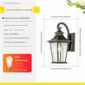 Đèn Tường Ngoài Trời H535mm AL-DM9948M AL-DM9948M
