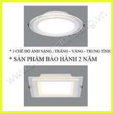 Đèn Downlight LED 6W phẳng mỏng kiếng âm trần HP-LPK6W HP-LPK6W