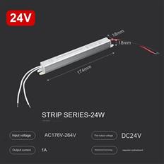 Bộ Đổi Nguồn 24V 24W Mỏng AL-DR24V-24SL AL-DR24V-24SL