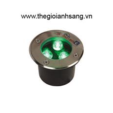 Đèn âm sàn LED 3W-12V màu xanh lá DR217-A01 DR217-A01