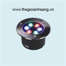 Đèn âm sàn LED 6W-12V đổi 3 màu DR217-A04 DR217-A04