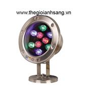 Đèn pha nước, non bộ LED 9W-12V đổi 3 màu DR217-A18  DR217-A18