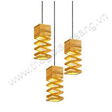 Đèn thả gỗ trang trí TK217-TG15011/3 TK217-TG15011/3