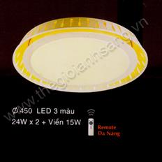 Đèn áp trần LED 3 chế độ ánh sáng Ø450mm EC216-047-8379 EC216-047-8379