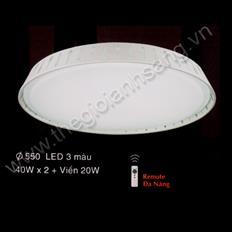 Đèn áp trần LED 3 chế độ ánh sáng Ø550mm EC216-047-8380  EC216-047-8380