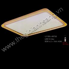 Đèn áp trần LED 3 chế độ ánh sáng L1150xW750mm EC216-048-8387 EC216-048-8387
