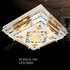 Đèn mâm áp trần LED vuông Ø450 AN 3205 AN 3205