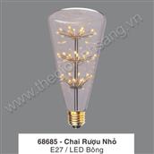 Bóng đèn LED Edison đui E27 Chai Rượu Nhỏ 68685-LED bông 68685-LED bông