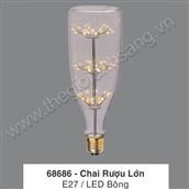 Bóng đèn LED Edison đui E27 Chai Rượu Lớn 68686-LED bông  68686-LED bông