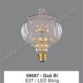 Bóng đèn LED Edison đui E27 Quả Bí 68687-LED bông  68687-LED bông