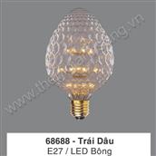 Bóng đèn LED Edison đui E27 Trái Dâu 68688-LED bông 68688-LED bông