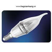 Bóng đèn nến LED ánh sáng trắng đui E14 3W LED 3W-E14-T