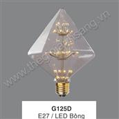 Bóng đèn LED Edison đui E27 G125D-LED bông G125D-LED bông