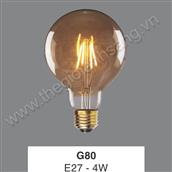 Bóng đèn LED đui E27 G80-4W G80-4W