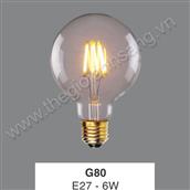 Bóng đèn LED đui E27 G80-6W G80-6W