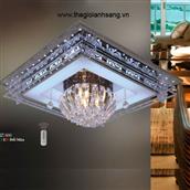 Đèn mâm ốp trần LED đổi màu vuông Ø800 HP217-ML6173  HP217-ML6173