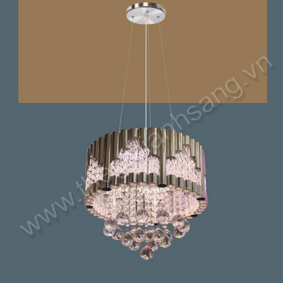 Đèn thả pha lê LED 3 chế độ Ø400mm HP217-TBA8161  HP217-TBA8161