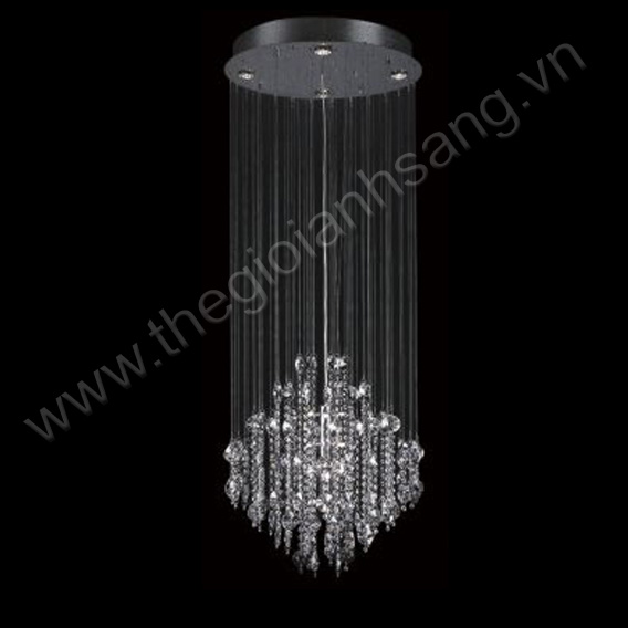 Đèn thả pha lê cao cấp Ø500 x H1300 RS216-100-8820/9+4A RS216-100-8820/9+4A