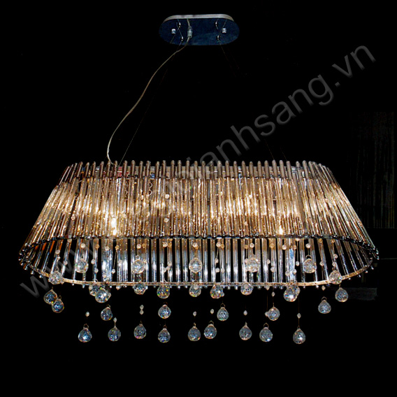 Đèn thả pha lê cao cấp L800xW300xH1100mm RS216-109-1643/12 RS216-109-1643/12