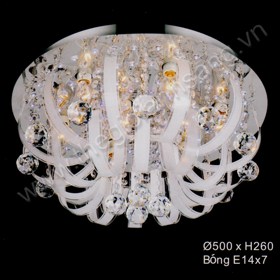 Đèn mâm áp trần LED trang trí Ø500mm RS216-157-8102 RS216-157-8102