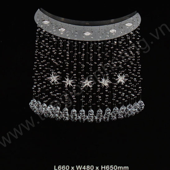 Đèn thả pha lê cao cấp RS216-100-8243/5 RS216-100-8243/5