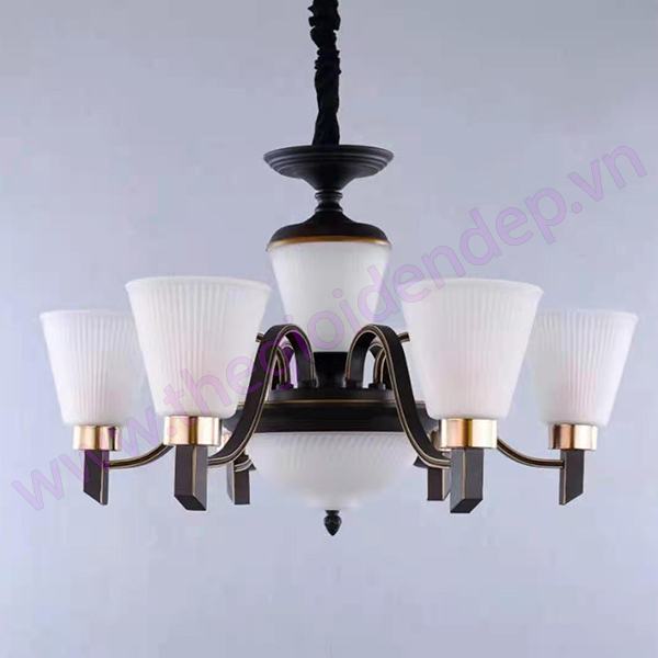 Đèn Chùm Chao Thủy Tinh Ø750 AL-1743-6 AL-1743-6