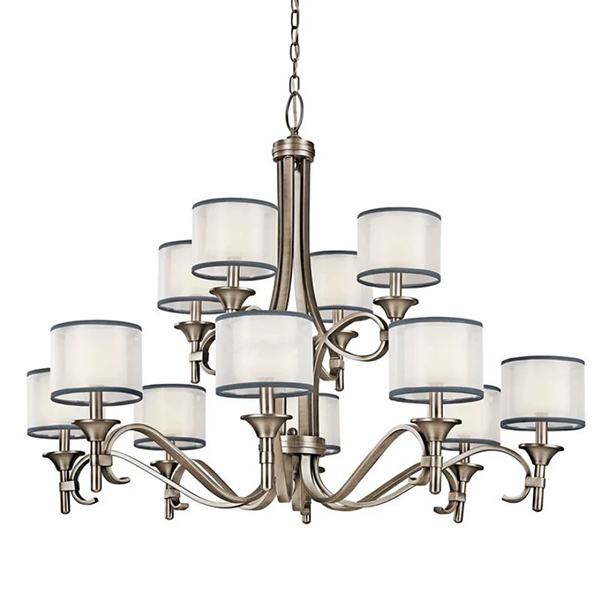 Đèn Chùm Đồng Chao Vải Ø1060mm AL-PD320-12 AL-PD320-12