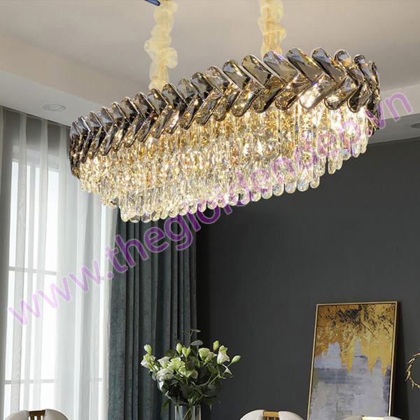 Đèn Thả Bàn Ăn Pha Lê L800mm YN-67034-800 YN-67034-800