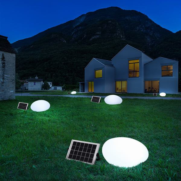 Đèn Viên Đá Cuội Phát Sáng Năng Lượng Mặt Trời AL-ST0685-22 AL-ST0685-22