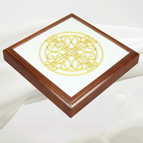 Đèn Ốp Trần Gỗ 400x400mm YN-6826-40 YN-6826-40