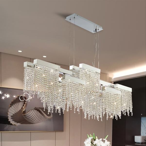 Đèn Thả Bàn Ăn Pha Lê L1500mm AL-HG319-150 AL-HG319-150