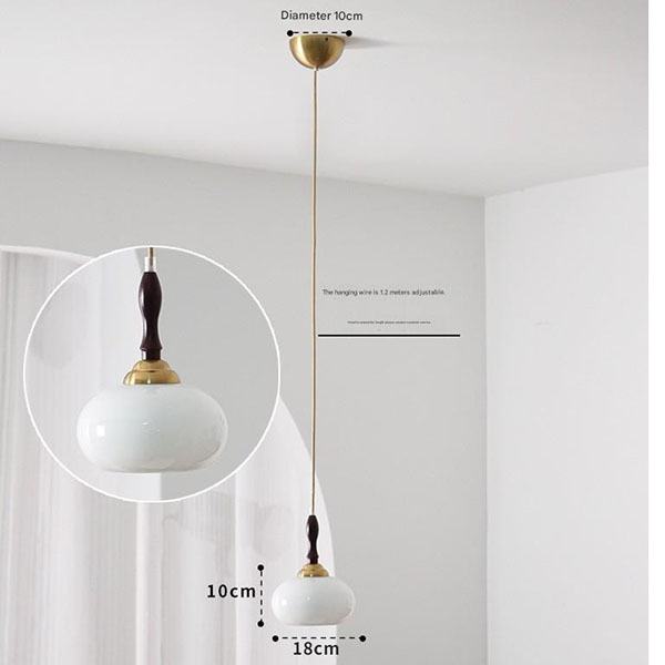 Đèn Thả Chao Thuỷ Tinh Ø180mm AL-MT8554A AL-MT8554A