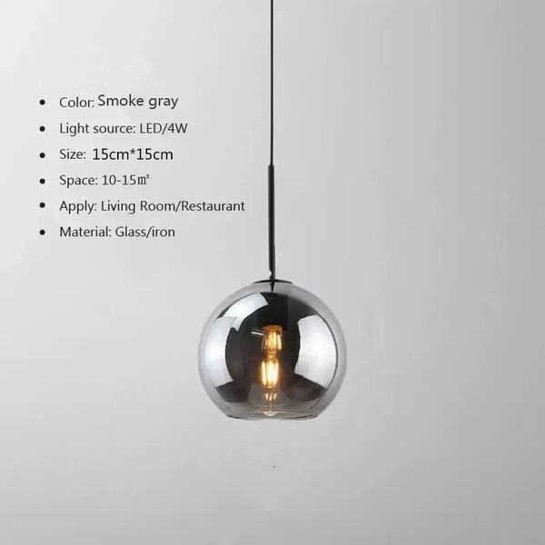 Đèn Thả Chao Thuỷ Tinh Ø200mm AL-P8004B-20 AL-P8004B-20