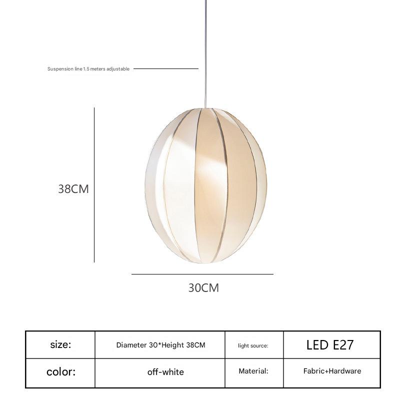 Đèn Thả Chao Vải Ø300mm AL-HG045-30 AL-HG045-30