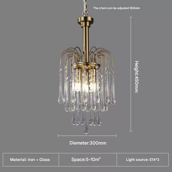 Đèn Thả Pha Lê Trang Trí Ø300mm AL-PD620A-30 AL-PD620A-30