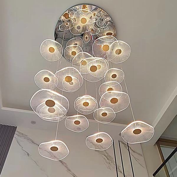 Đèn Thả Thông Tầng Hiện Đại Ø1000mm AL-BY086-100 AL-BY086-100