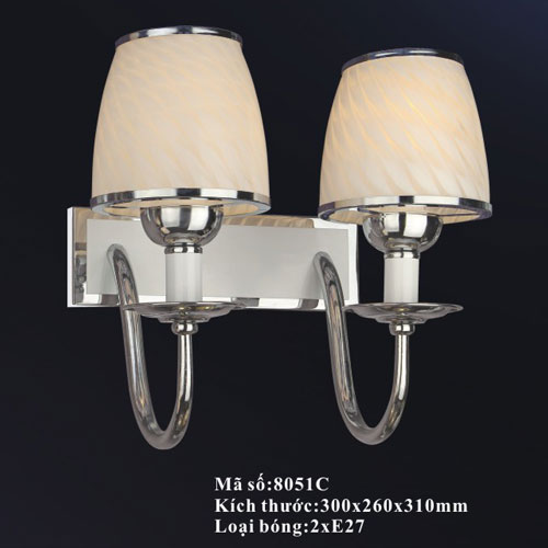 Đèn tường chao thủy tinh VR3 8051C VR3 8051C