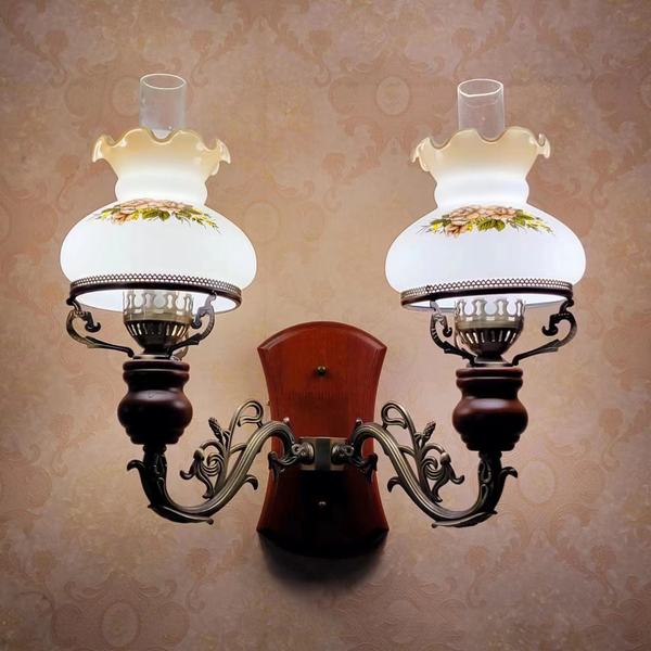 Đèn Tường Dầu Hai Tay H430mm AL-W759A AL-W759A