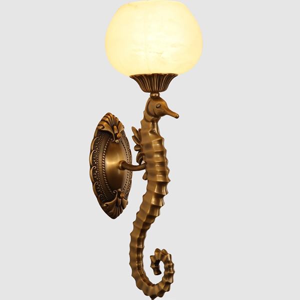 Đèn Tường Đồng Cá Ngựa H545mm AL-H7003-1L AL-H7003-1L