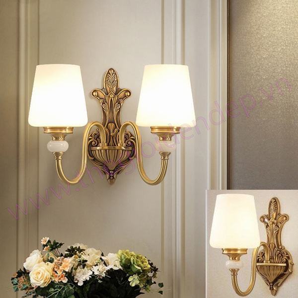 Đèn Tường Đồng Chao Thuỷ Tinh AL-MD7788-1 AL-MD7788-1