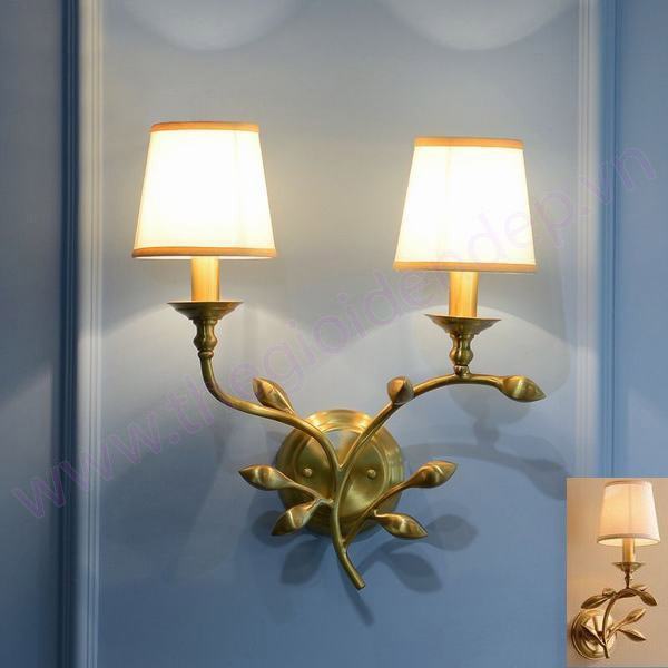 Đèn Tường Đồng Chao Vải AL-MD8655-2 AL-MD8655-2