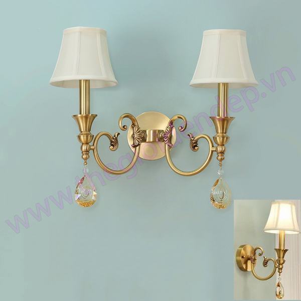 Đèn Tường Đồng Chao Vải AL-T19-1 AL-T19-1