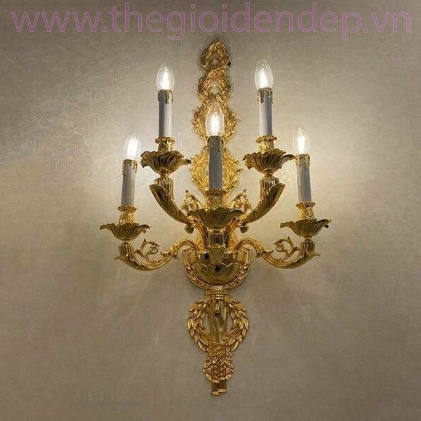 Đèn Tường Đồng Nến Năm Tay MD-KD0485 MD-KD0485