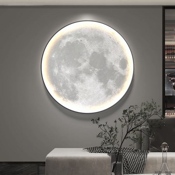 Đèn Tường Trang Trí Mặt Trăng Ø500mm AL-W7914J-50 AL-W7914J-50