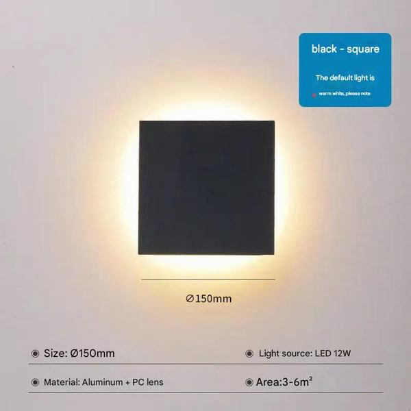 Đèn Tường Ngoài Trời 150x150mm AL-DB049H AL-DB049H